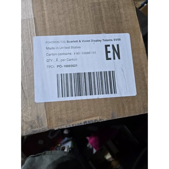 Pokemon TCG Journey Together Scarlet & Violet Totem Store Display New X2 - Picture 2 of 5